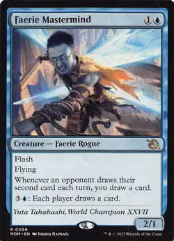Faerie Mastermind R March of the Machine 58 NM - Image 1