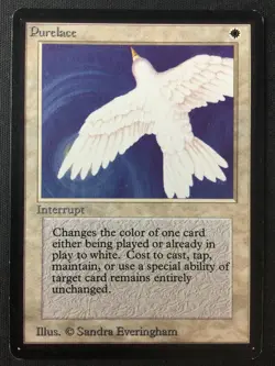 MTG Beta Edition Purelace LP NO RESERVE AUCTION! MAGIC - Image 1