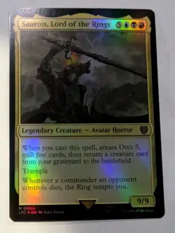 Sauron, Lord of the Rings - Lord of the Rings MTG MYTHIC - Image 1