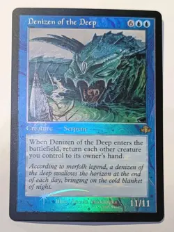 Denizen of the Deep (Retro Frame) Dominaria Remastered Foil - MTG RARE - Image 1