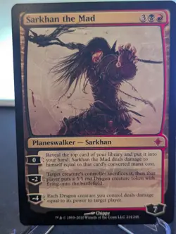 Sarkhan the Mad 214 Mythic Rise of the Eldrazi Magic: The Gathering Near Mint - Image 1
