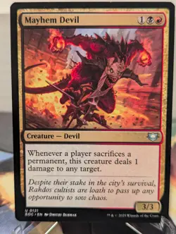 Mayhem Devil 121 Uncommon Commander: Edge of Eternities Magic: The Gathering NM - Image 1