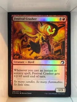 Festival Crasher 140 Innistrad: Midnight Hunt Magic: The Gathering Foil NM - Image 1