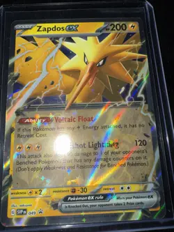 2023 Pokemon Card - Zapdos ex #49 SV 151 Promo Holographic - Image 1
