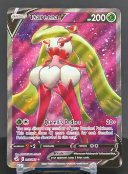 Pokemon Tsareena V #246/264 English Fusion Strike Ultra Rare Full Art - Image 1