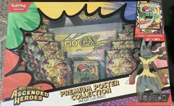 Pokemon TCG: Ascended Heroes Premium Poster Collection Mega Lucario Sealed Box - Image 1