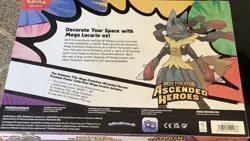 Pokemon TCG: Ascended Heroes Premium Poster Collection Mega Lucario Sealed Box - Image 3