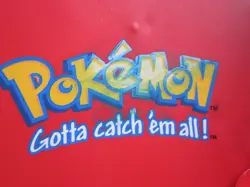 POKEMON VINTAGE CATCH EM ALL BINDER RED 30 4-POCKET PAGES 120 CARDS USED EX - Image 5