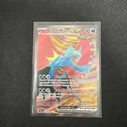 ROARING MOON EX 229/182 ULTRA RARE PARADOX RIFT POKEMON - Image 1