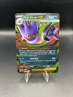 Pokemon TCG Mega Gengar Ex 056/094 Phantasmal Flames Ultra Rare Mint - Image 1