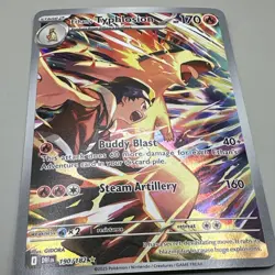 Pokemon Destined Rivals Ethan's Typhlosion Illustration Rare 190/182 - Image 2