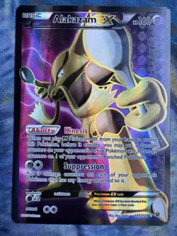 Alakazam EX 117/124 Pokemon TCG XY Fates Collide Full-Art Ultra Rare - Image 1