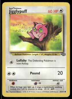 Jigglypuff 54/64 Common Jungle Pokemon Unlimited DMG - Image 1
