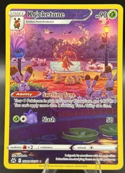 Pokemon Kricketune GG02/GG70 Crown Zenith Galarian Gallery Ultra Rare Holo - Image 1