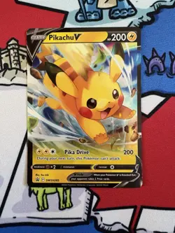 Pikachu V x1 Pokemon TCG Full Art Promo Sword & Shield Promos #SWSH285 - Image 1