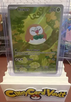 Pokemon Rowlet POR 090/088 Basic Holo Bird 80 HP 30 Attack EN 2016 - Image 1