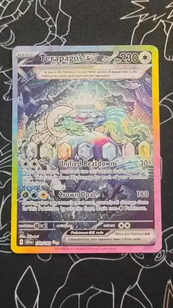 Terapagos ex 170/142 Special Illustration Rare Pokemon Stellar Crown NM+ - Image 1