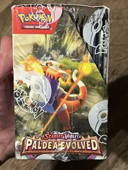 Pokemon Paldea Evolved Half Booster Box NEW Sealed 18 Packs / small seal tear - Image 5