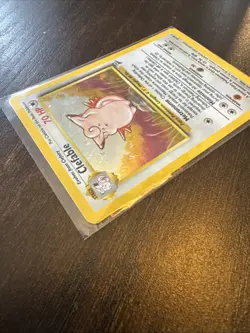Pokemon TCG Clefable 005/130 Base Set 2 Holo *SWIRL* NM - Image 4