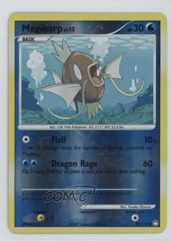 Magikarp Reverse Foil Pokemon Diamond & Pearl Mysterious Treasures #89 2007 - Image 1