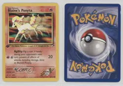 Blaine's Ponyta 1st Ed. Pokemon Gym Heroes #63 2000 - Image 3