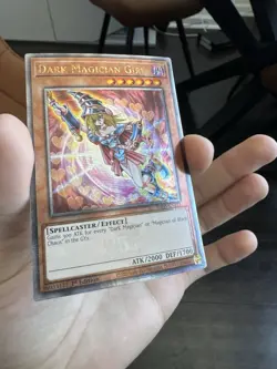 Yugioh! Dark Magician Girl RA03-EN123 Quarter Century Rare 1st Ed NM+/Mint QCR - Image 3