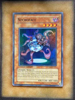 Yugioh Necroface CRMS-ENSE1 Super Rare Limited Edition NM - Image 1