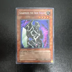 Yu-Gi-Oh! Gearfried the Iron Knight BPT-012 Effect Holo 1996 Konami - Image 2