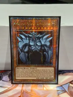 Obelisk the Tormentor (Quarter Century Secret Rare) RA04-EN116 Quarter... - Image 1