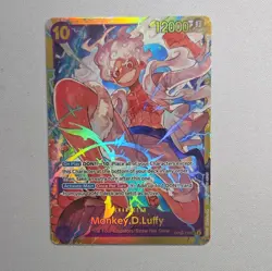 Bandai Monkey.D.Luffy OP05-119 SEC Awakening of the New Era Full Art Foil 12000 - Image 1