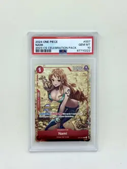 ONE PIECE C NAMI 2024 CHAMPIONSHIP 2023 CELEBRATION PACK #007 PSA 10 - Image 1