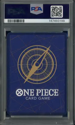2025 One Piece OP13 EN Wanted Alternate Art #118 Gol D Roger PSA 9 - Image 2