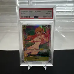 One Piece Two Legends Nami OP08-106 Super Rare SR Holo English PSA 10 - Image 1