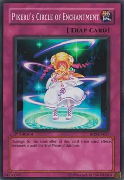 RDS-EN057 Pikeru's Circle of Enchantment Super Rare 1st Edition NM YuGiOh TCG - Image 1