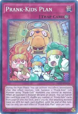 HISU-EN026 Prank-Kids Plan Super Rare 1st Edition Near Mint YuGiOh TCG - Image 1