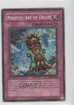 Ninjitsu Art of Decoy 1st Ed. YuGiOh Soul the Duelist #SOD-EN052 2004 READ - Image 1