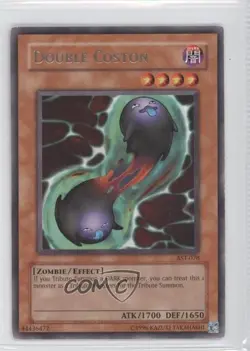 Double Coston Unlimited YuGiOh Ancient Sanctuary #AST-078 2004 READ - Image 1