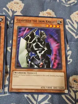 Gearfried the Iron Knight x 3 LDK2 Yugioh - Image 4