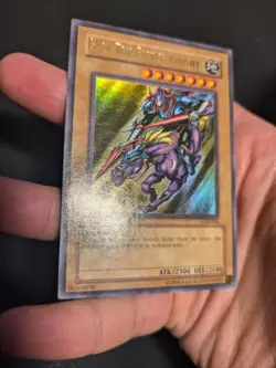 Yugioh Gaia the Fierce Knight LOB-006 1st Edition Ultra Rare Glossy! - Image 4