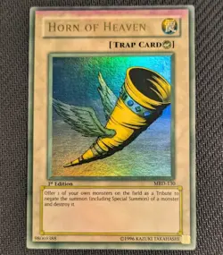Yugioh Horn of Heaven MRD-130 Ultra Rare MAX FADE/MISPRINT! - Image 1
