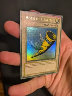 Yugioh Horn of Heaven MRD-130 Ultra Rare MAX FADE/MISPRINT! - Image 5