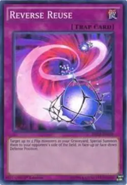 DRL2-EN038 REVERSE REUSE SUPER RARE 1ST EDITION NEAR MINT YuGiOh TCG - Image 1