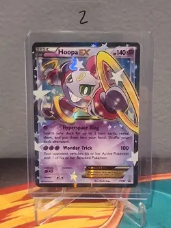Hoopa EX Xy85 Black Star Promo Pokemon Card MP - Image 3