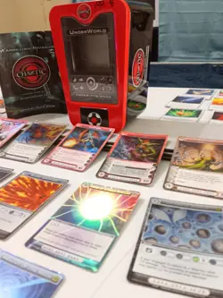 Chaotic TCG Card lot with holos and collector tin 2008 possible rares - Image 1