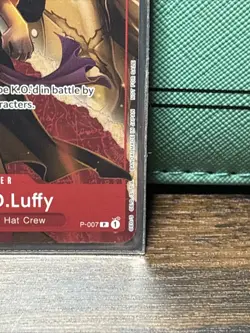 Monkey.D.Luffy P-007 Winner Tournament Promo Card One Piece Monkey D Luffy - Image 5