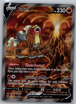 Entei V GG36/GG70 - Crown Zenith - Pokemon Card - NM - Image 1
