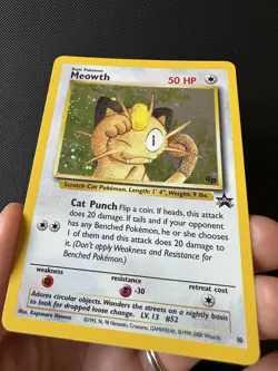 Meowth - Wizards Black Star Promo #10 - 2000 - Pokemon Card - Image 3