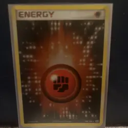 Pokemon TCG Fighting Energy EX Emerald Holo Rare Card 106/106 - Image 1