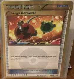 Pokemon Trainer Golden Energy Retrieval Holo Card 99/98 XY-Ancient Origins - Image 1