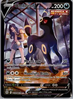 Umbreon V TG22/TG30 Trainer Gallery - Brilliant Stars - Pokemon Card - NM - Image 1